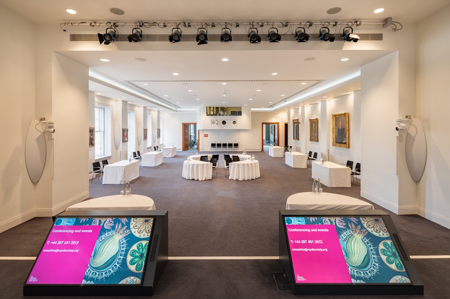 Exhibition style in Wellcome Trust Lecture Hall